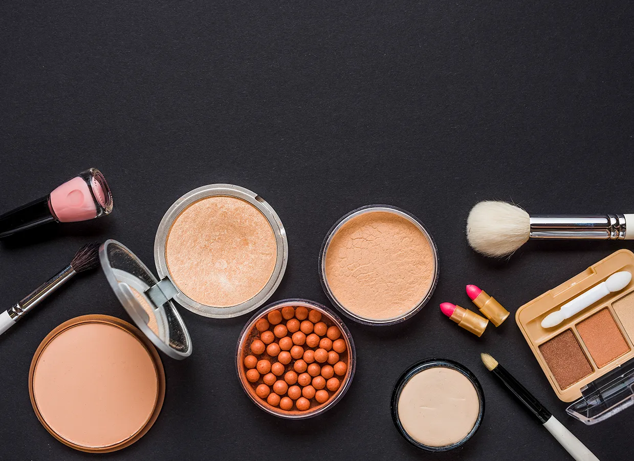 Cosmetic powders and Creams